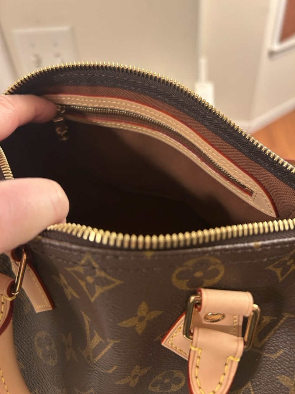 Louis Vuitton Speedy Bandoulière 25 Brown Monogram Satchel Lock Key Dust Bag Box - Picture 11 of 13